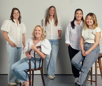 Group of women posing for the camera